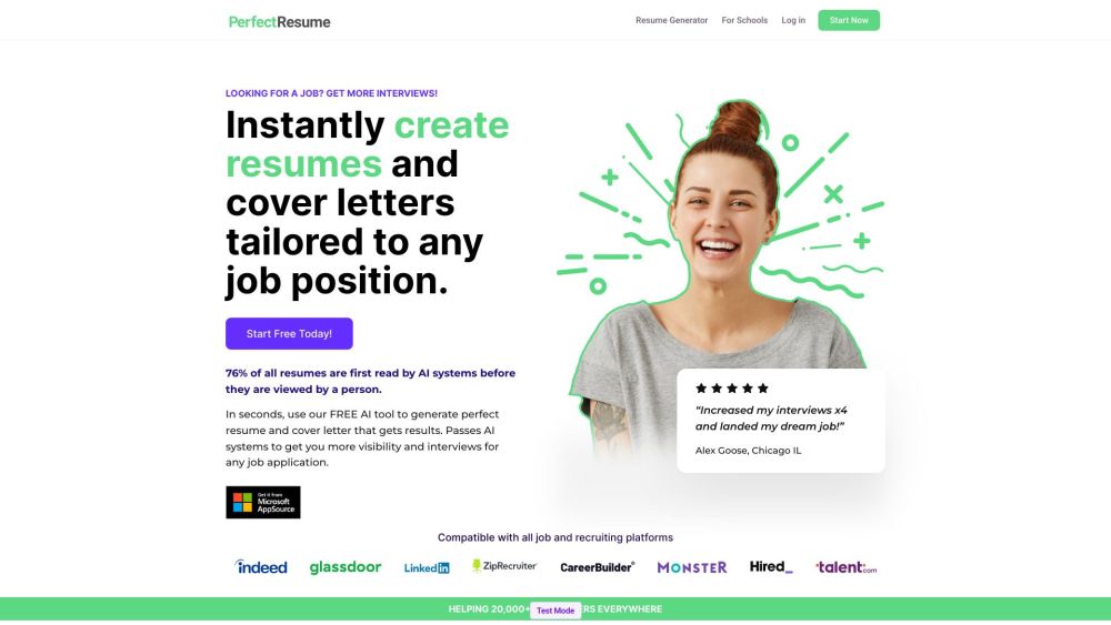 Perfect Resume: Free AI Resume Generator & Interview Prep Tools