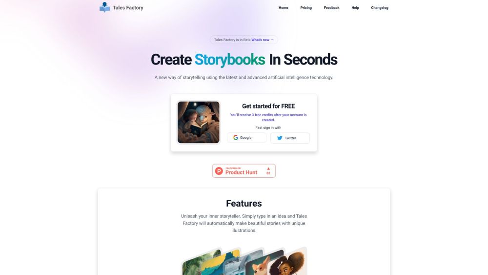 Tales Factory: AI Storybook Creator - Custom Illustration & Voiceover