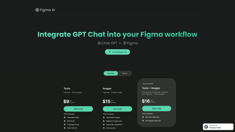 FigmaAI: Edit & Write Text, ChatGPT Plugin, Multi-Text Editing