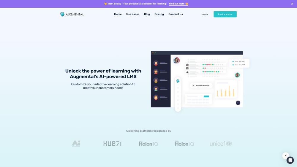 Augmental: AI LMS for Adaptive Learning, Integrations & Analytics