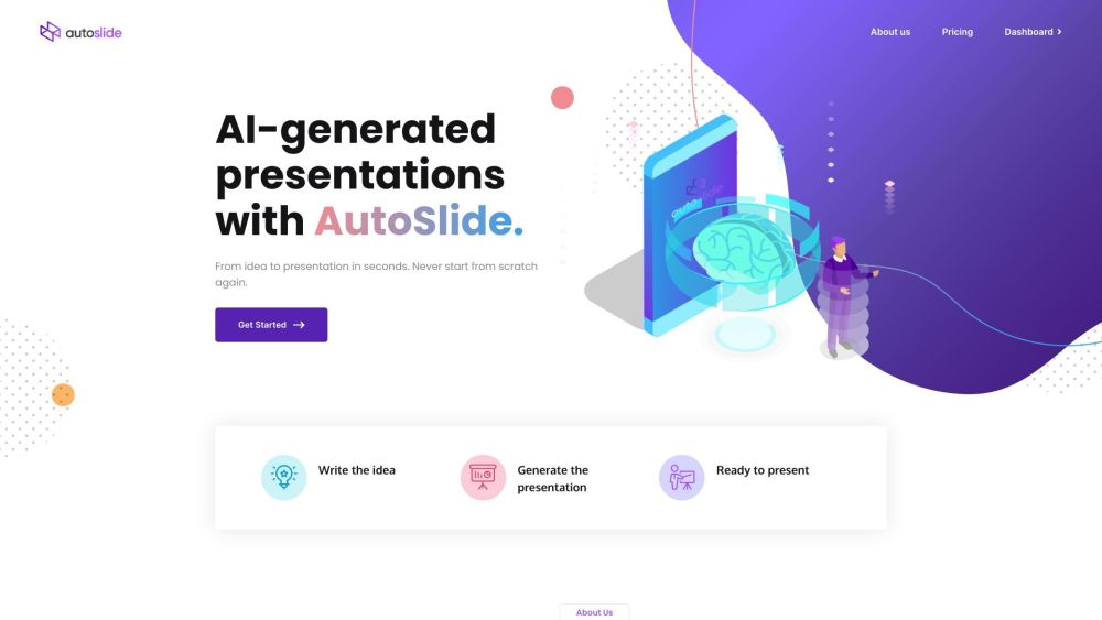 AutoSlide: AI Presentation Generator for Stunning Results in Seconds