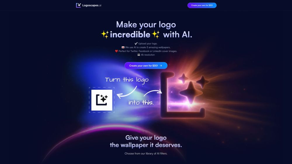 Logoscapes.ai: AI-Powered Tool for Professional and Unique Logo Design