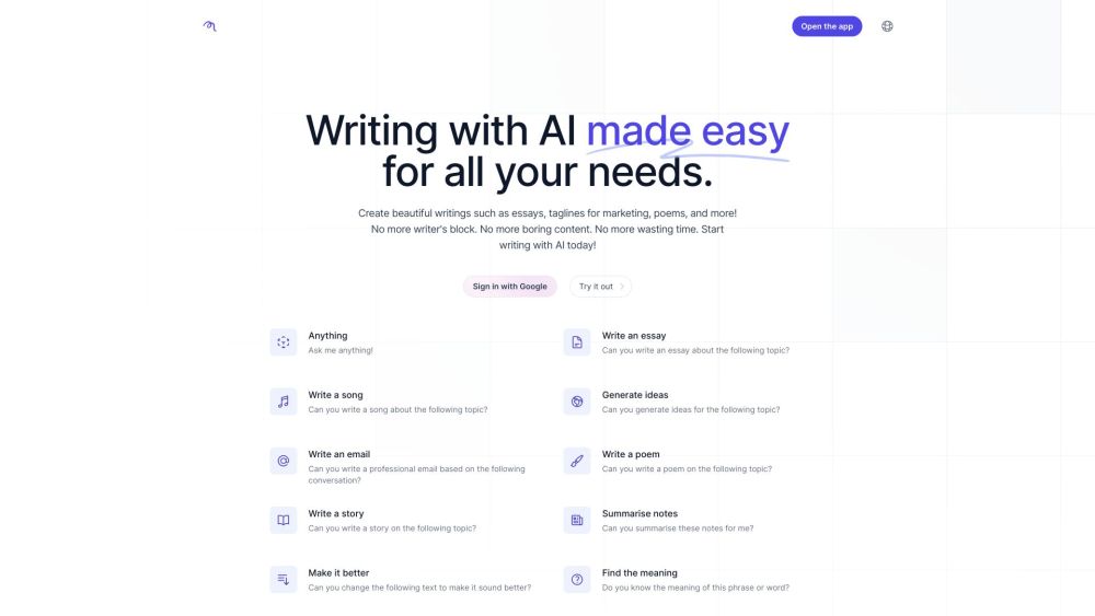 Writing with AI: Effortless, Engaging Content Creation with Advanced Tool