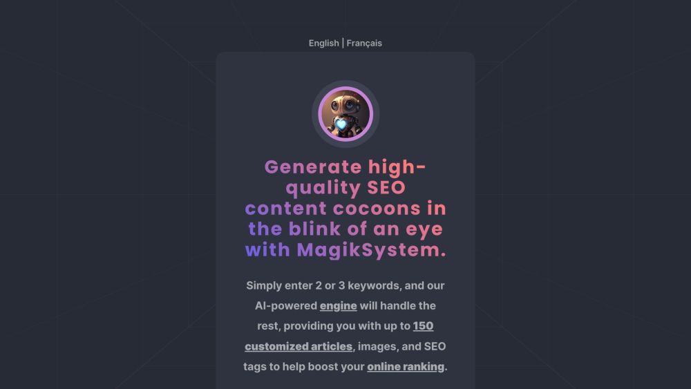 MagikSystem: AI-Powered SEO Content and Tag Generator Tool