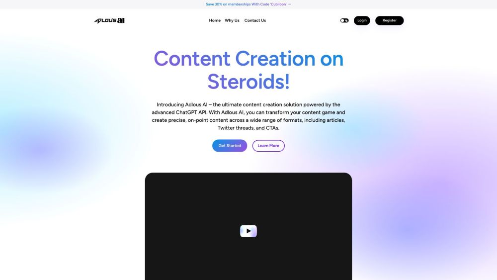 Adlous AI: Create Engaging Business & Personal Content with AI