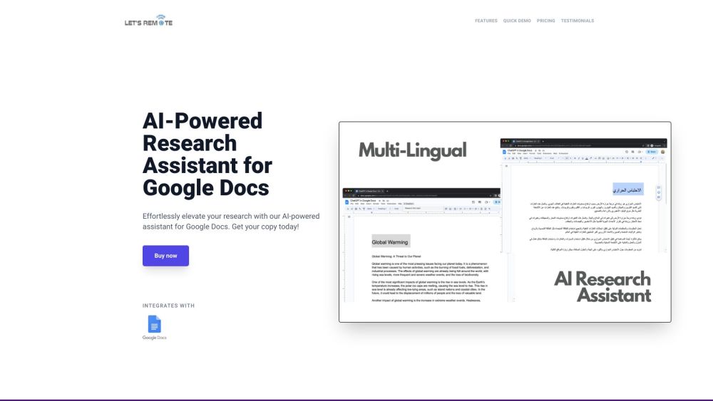 Research PAL: AI for Docs - Writing, Editing, Research Assistant