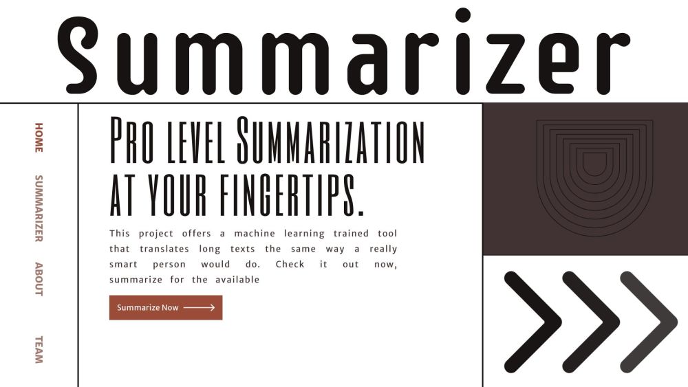 Summarizer: Efficient Text and Document Summary Web Platform