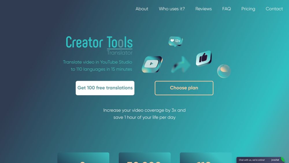 Creator Tools Translator: Translate YouTube Captions & Descriptions Easily