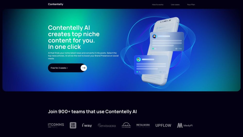 Contentelly: AI-Driven Content Creation for Brand Awareness