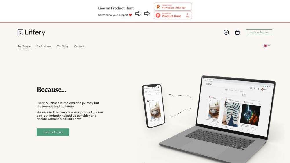 Liffery : Online Research & Wish Listing Tool for Unbiased Shopping