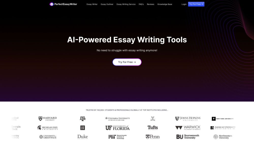 PerfectEssayWriter.ai: AI-Powered, Unique, Plagiarism-Free Essays