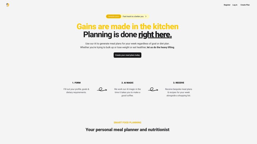 Mealmind: AI Meal Plans, Personalized Recipes, Interactive Shopping Lists