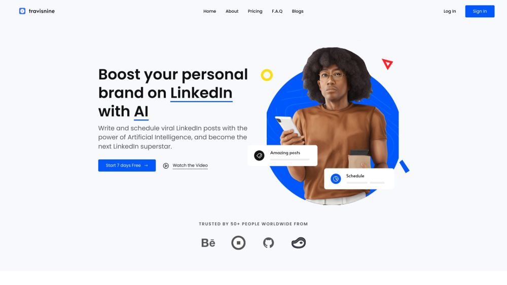 Travisnine: AI LinkedIn Tool for Captivating Posts & Easy Scheduling