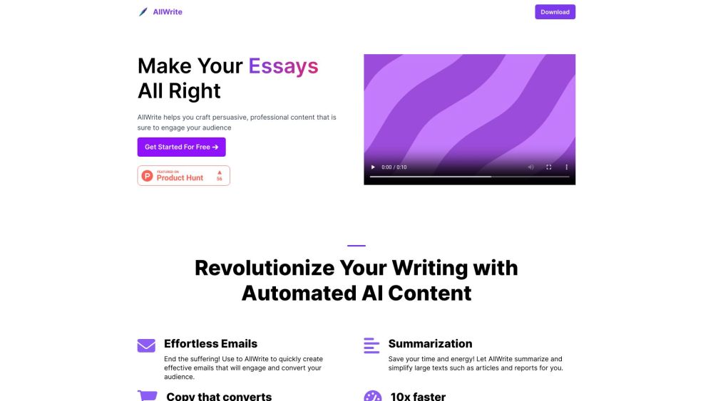 AllWrite: AI-Powered App for Ideas, Suggestions, & High-Quality Content