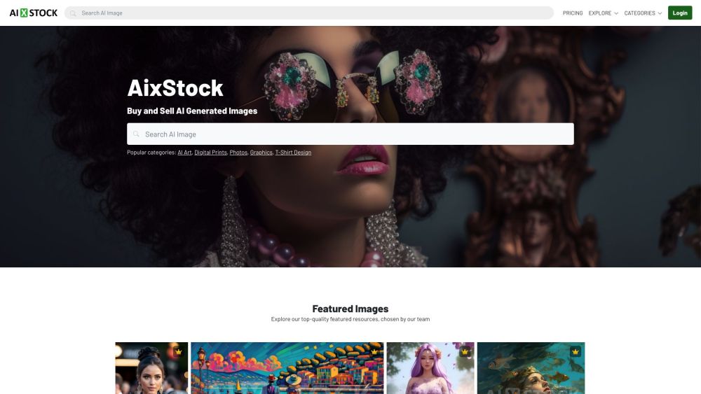 AixStock: Buy & Sell AI-Generated Stock Photos & Images Online