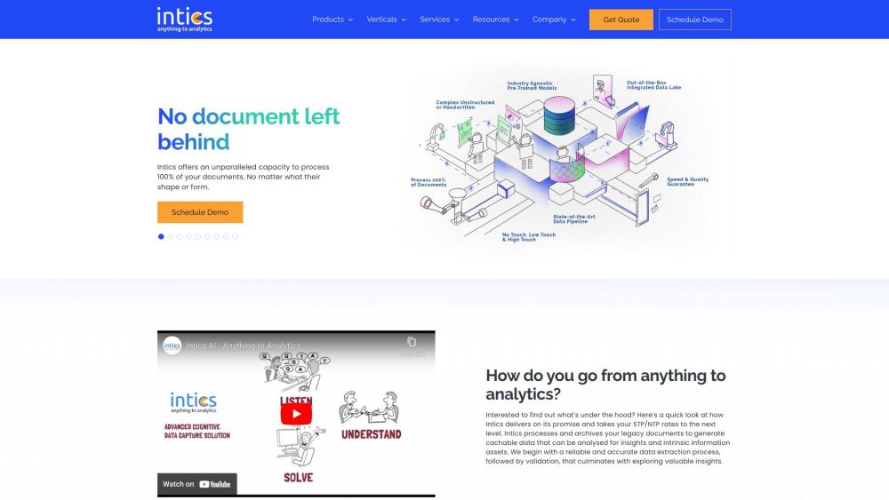 Intics: Expedite Docs & Transmute Data to Insights Instantly