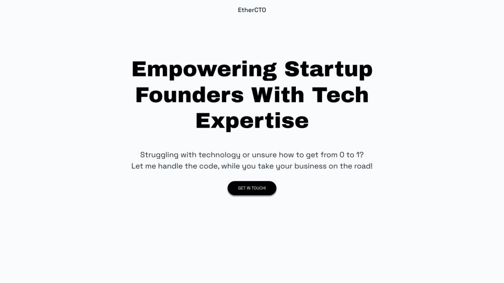 EtherCTO: Expert Web3 Development & Decentralized Success Services