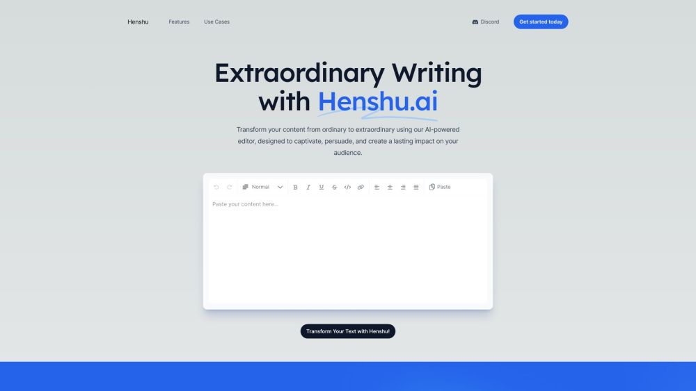 Henshu: Transform Writing with AI, Persuade & Impact