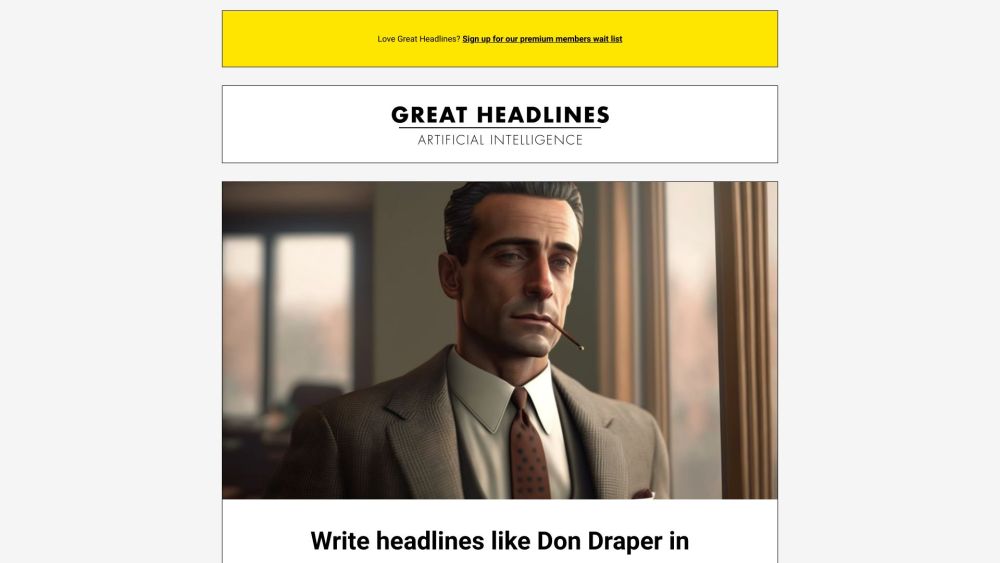 Great Headlines: AI-Driven Headline Gen for Marketing & Copywriting