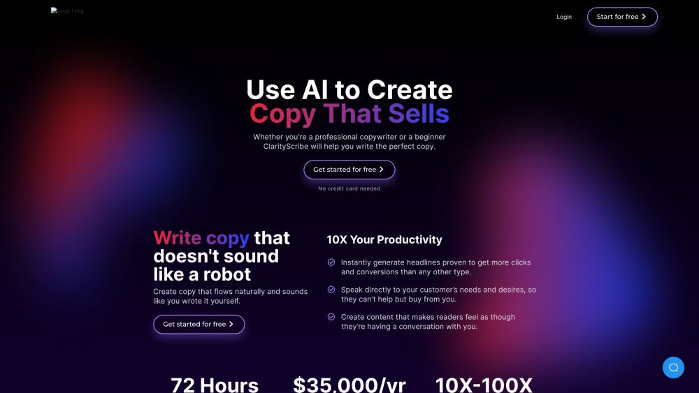 ClarityScribe AI: AI-Powered Tool for Compelling Human-Like Copywriting