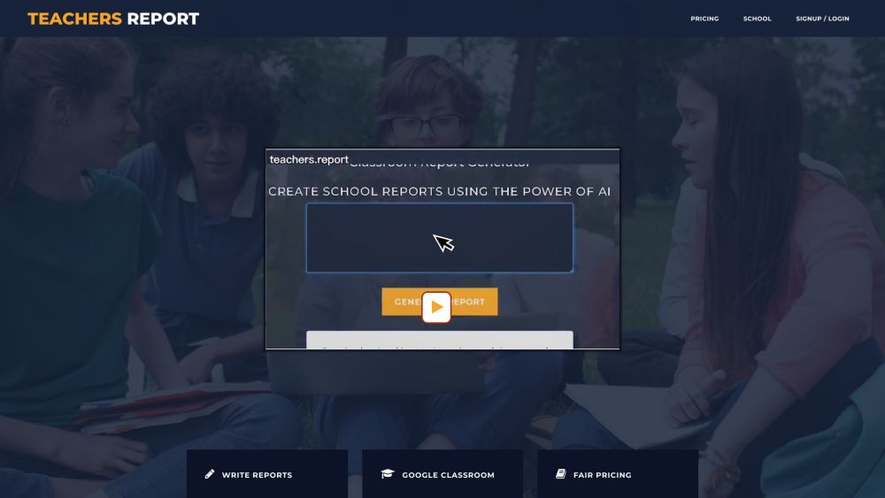 Teachers Report Writer: AI App for Quick, High-Quality School Reports