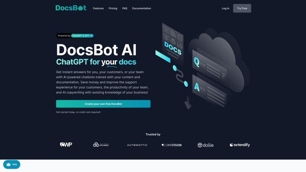 DocsBot AI: Custom Chatbots & Content Generation Tool