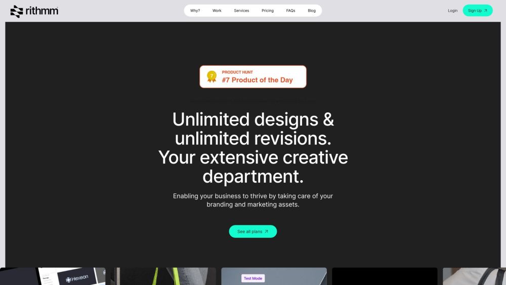 Rithmm: Unlimited Design Requests & Revisions for Agencies