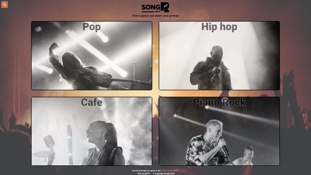 SongR: Create Customized Songs, Personalized Music Platform for All