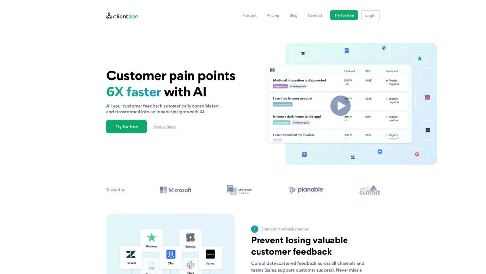 ClientZen: AI Tool Analyzes & Tags Feedback for Actionable Insights