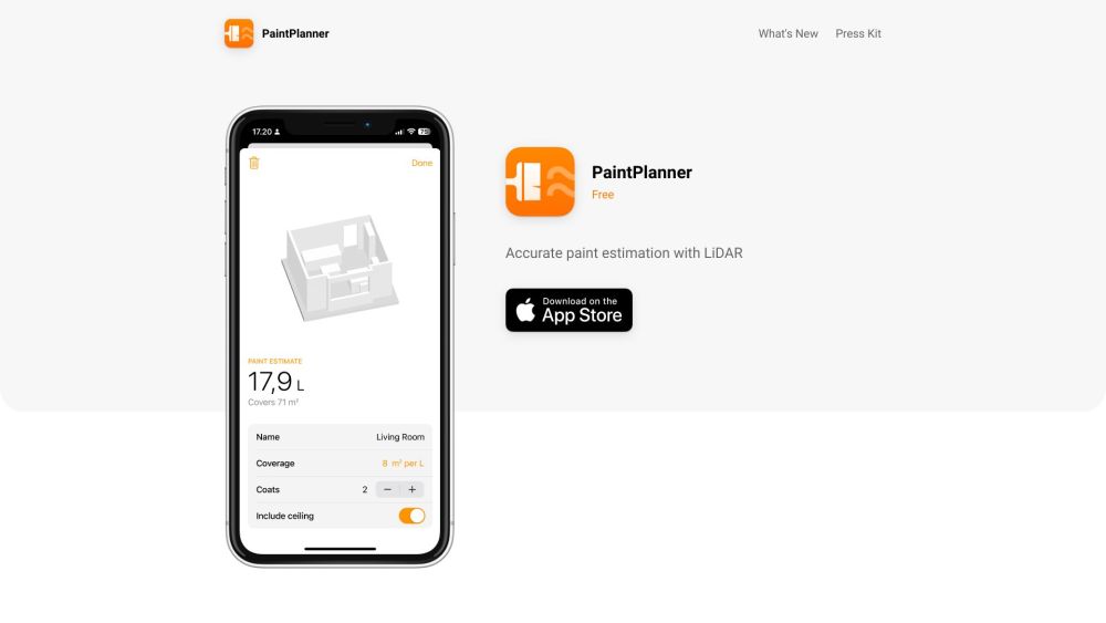 PaintPlanner : LiDAR Tech for Accurate Room Measurement & Paint Estimation