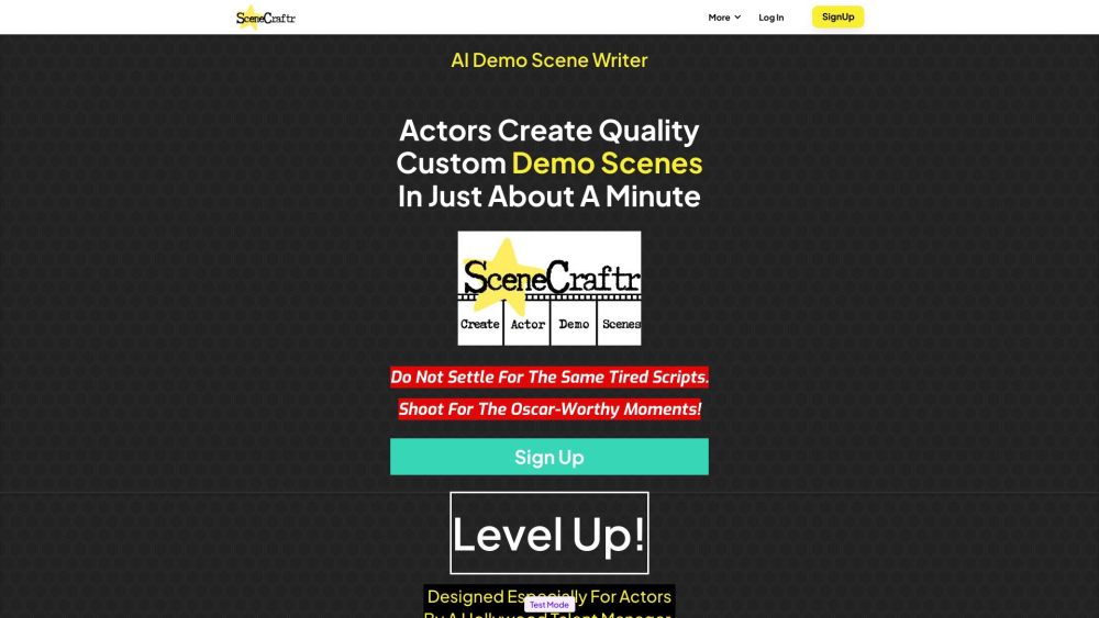 SceneCraftr: AI Scene Creator for Custom Actor Scripts in Minutes