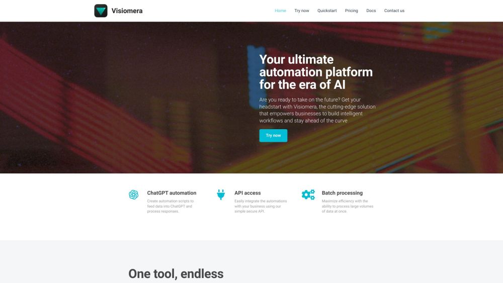 Visiomera: AI Business Automation for Intelligent Future-Ready Workflows