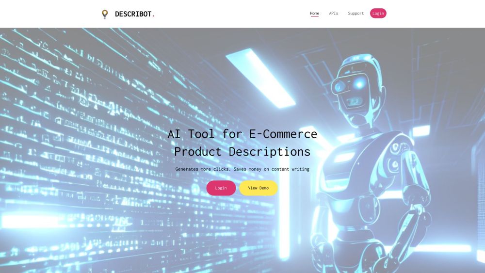 Describot: AI Tool for Creative, Original E-Commerce Product Descriptions