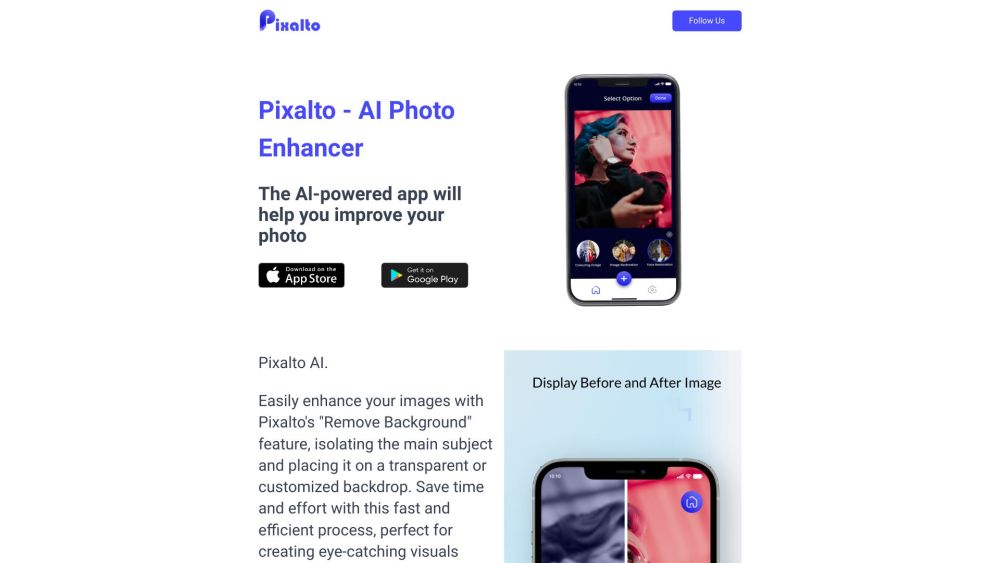 Pixalto - AI Photo Enhancer: Fix Blur, Noise Reduction, Face Edit