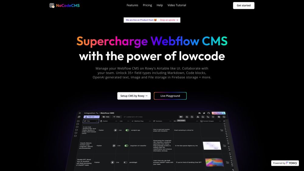 NocodeCMS: Manage Webflow CMS, AI Content, Free Unlimited Editors