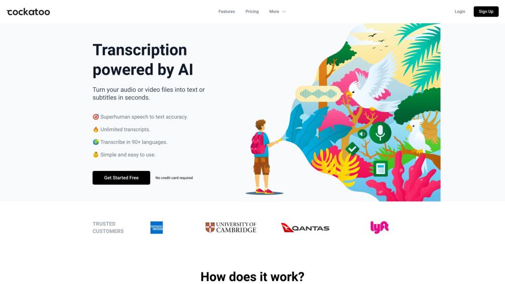 Cockatoo: AI-Powered Transcription, 90+ Languages Supported