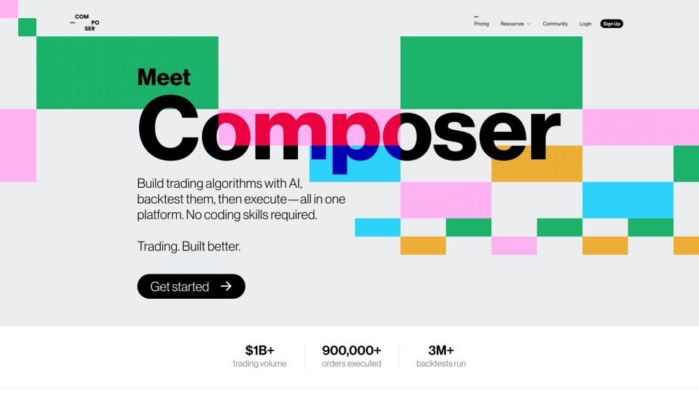 Composer: AI Trading Platform, Investment App, No Coding Needed