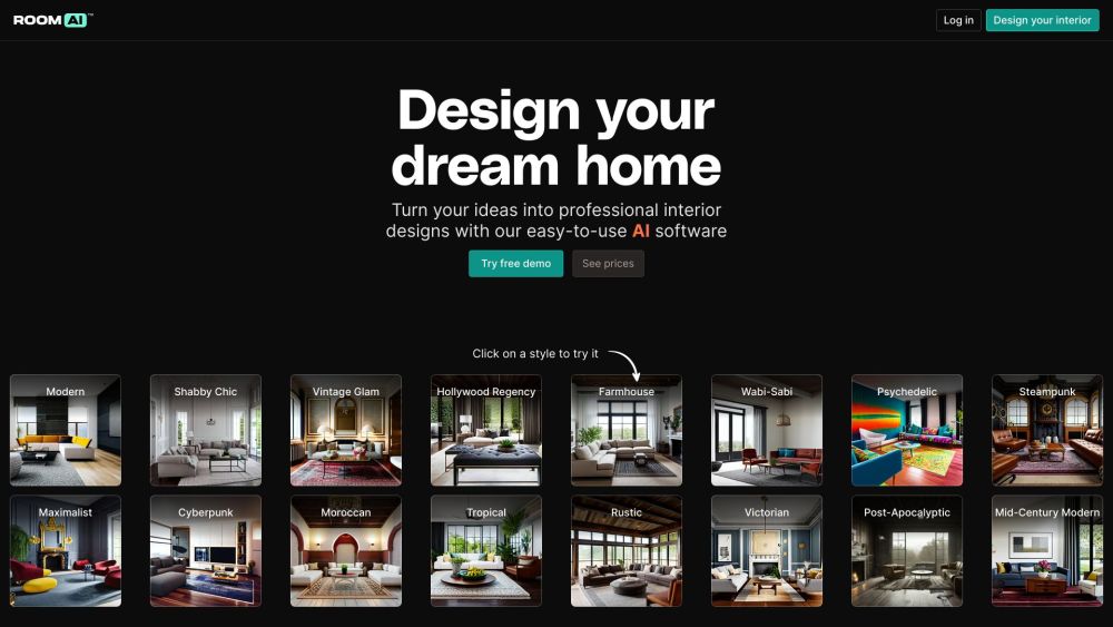 Room AI: AI-Powered Tool for Creative Interior Design & Styling