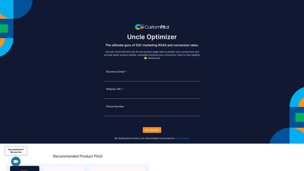 Uncle Optimizer D2C: Enhance Landing Page, Boost Conversion