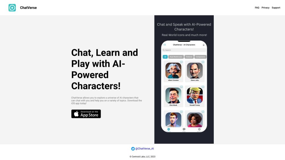 ChatVerse: Engage & Learn with AI Virtual Characters