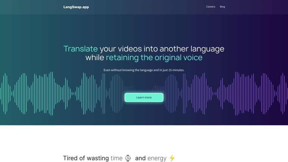 LangSwap: Video Translation, Original Voice Retention