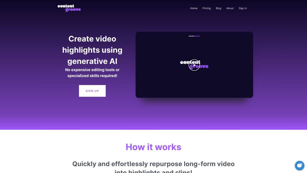 ContentGroove: AI Video Highlighting & Clip Creation Platform