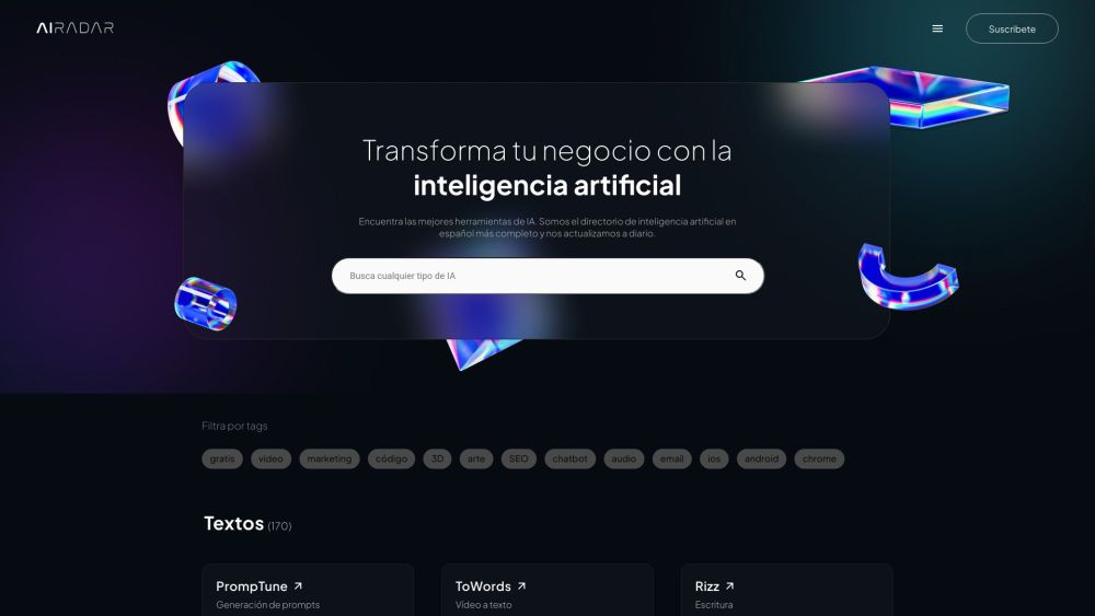 AI RADAR: Hub for Top AI Tools in Business & Lifestyle Innovation