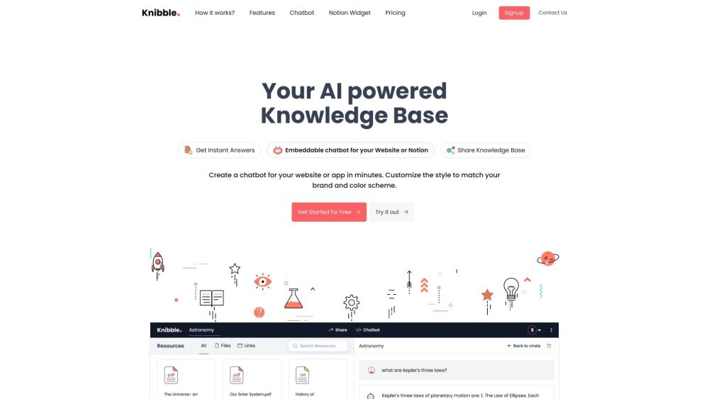 Knibble.AI: Intelligent Knowledge Assistant Powered by ChatGPT