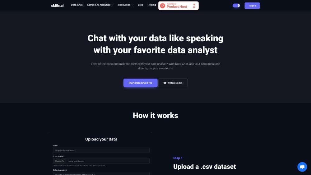 Skills.ai: AI-Powered Coding, Visualization, Insight Discovery Tool