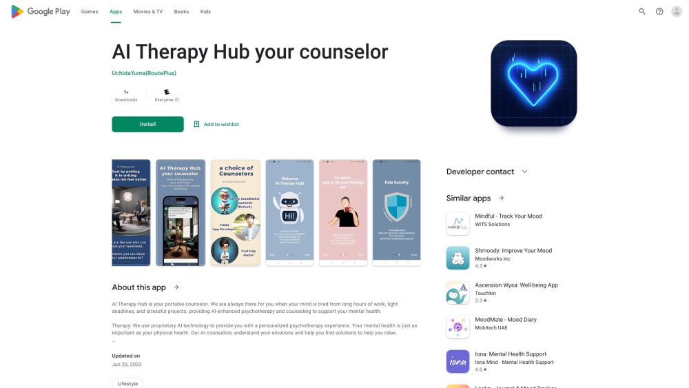 AITherapyHub: Portable Counseling for Mental Health