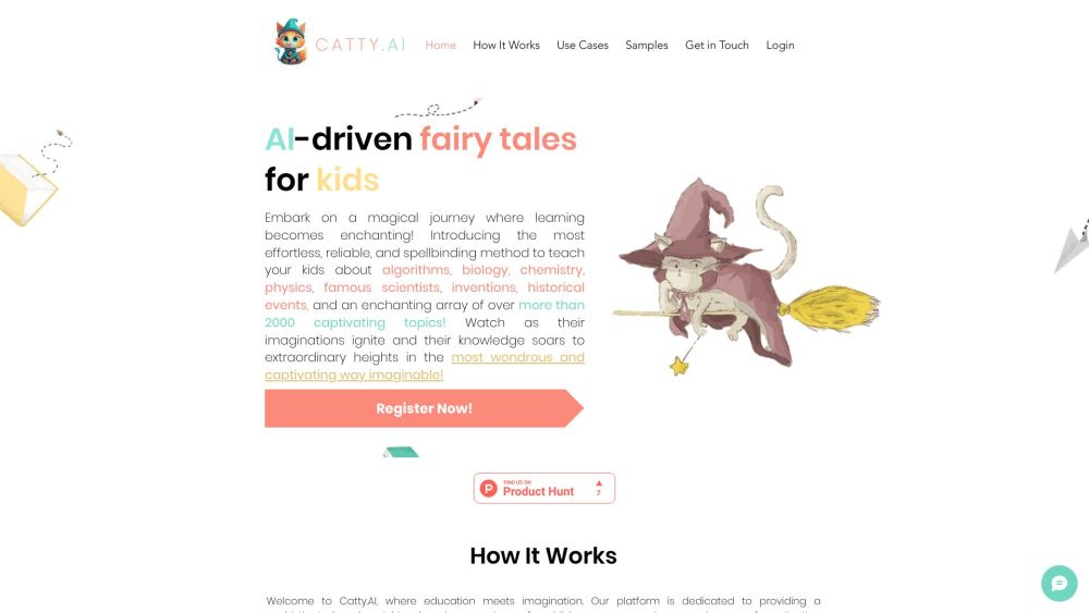 Catty.AI: Interactive Fairy Tales for Kids Learning - 2000+ Topics