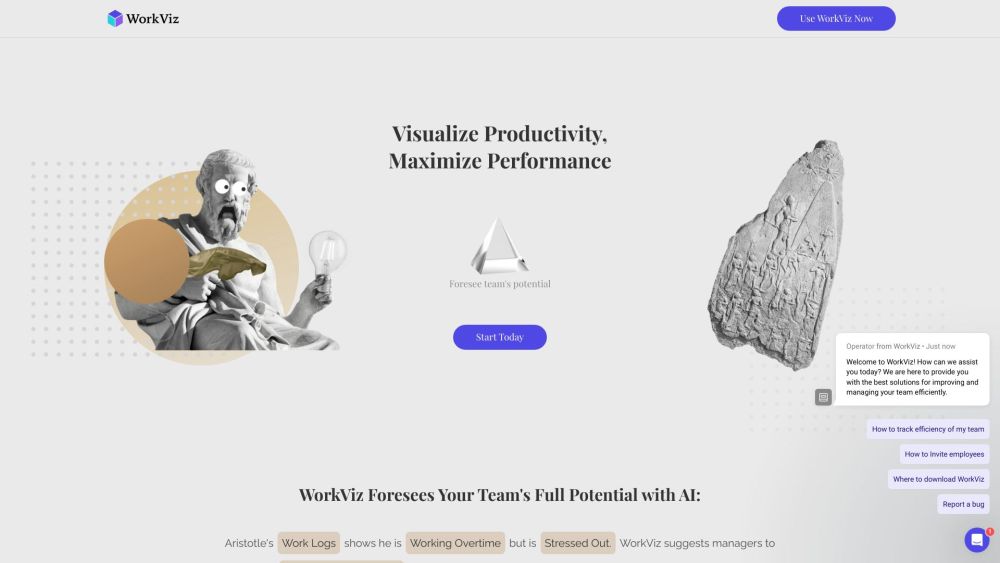 WorkViz: AI Tool for Maximizing Remote Team Productivity