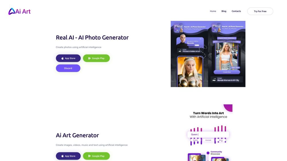 AI Art Limited: Generate Photos, Videos, Music & Articles with AI