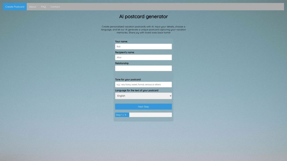 AI Postcard Generator: Create Personalized Vacation Postcards with AI